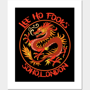 Lee Ho Fooks Soho London Dragon Posters and Art